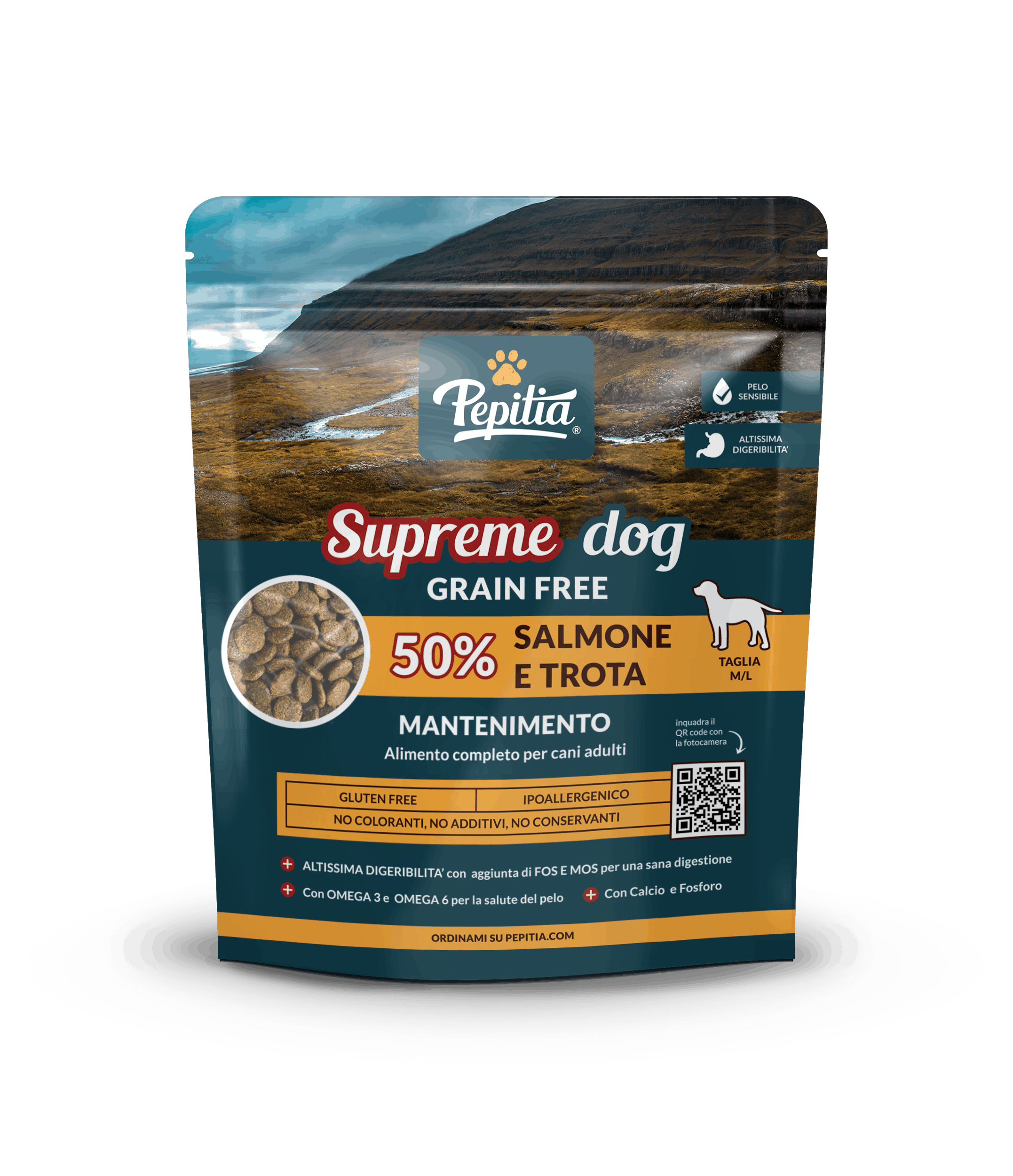 render dog 50� SALMONE E TROTA ML