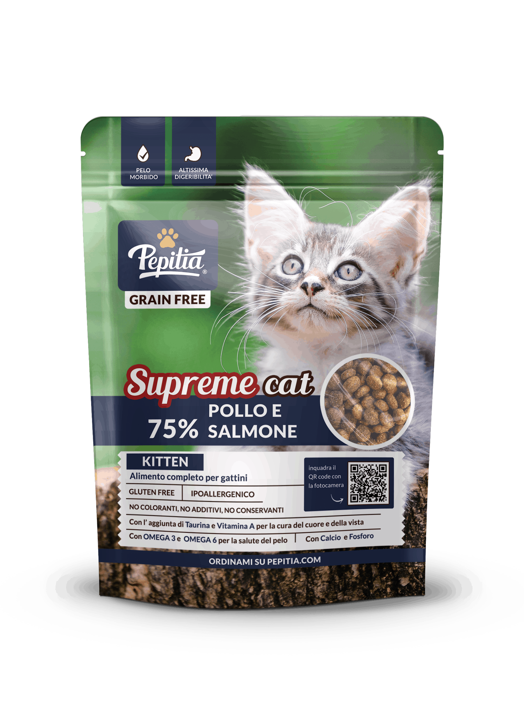 SUPREME CAT pollo salmone KITTEN